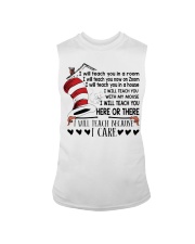Teacher Because Care Sleeveless Tee tile