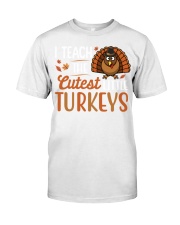 Teacher Cutest Turkey Premium Fit Mens Tee tile