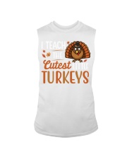 Teacher Cutest Turkey Sleeveless Tee tile