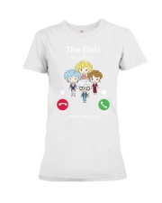 Golden Girl Call Premium Fit Ladies Tee tile