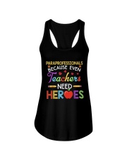 Paraprofessional Teacher Heroes Ladies Flowy Tank tile