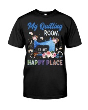 Quilting Happy Place Classic T-Shirt front