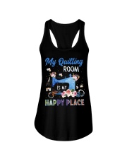 Quilting Happy Place Ladies Flowy Tank tile