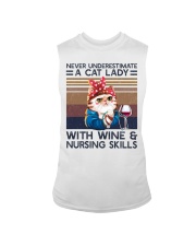 Nurse Cat Lady Sleeveless Tee tile