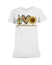 Shunshine Peace Love Premium Fit Ladies Tee tile