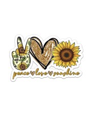 Shunshine Peace Love Sticker tile
