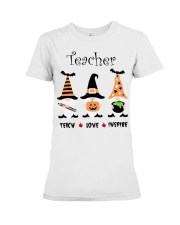 Teacher Teach Gnom Premium Fit Ladies Tee tile