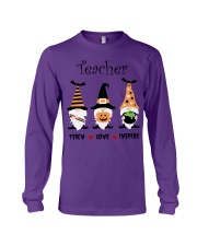 Teacher Teach Gnom Long Sleeve Tee tile