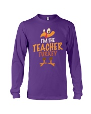 Teacher Turkey Long Sleeve Tee tile