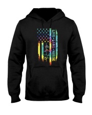 Nurse Live Love Flag Hooded Sweatshirt tile