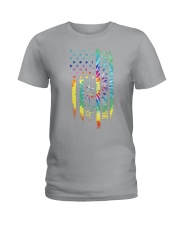 Nurse Live Love Flag Ladies T-Shirt tile