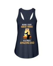 Nurse Behind Dad Ladies Flowy Tank tile