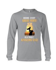 Nurse Behind Dad Long Sleeve Tee tile