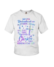 Autism Mom Strengthen Youth T-Shirt tile