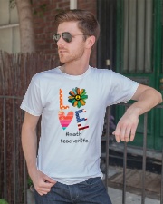 Math Teacher Life Classic T-Shirt lifestyle-mens-crewneck-front-2