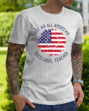 Preschool Teacher American Classic T-Shirt lifestyle-mens-crewneck-front-7