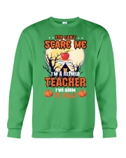 Retired Teache Scare Me All Crewneck Sweatshirt tile