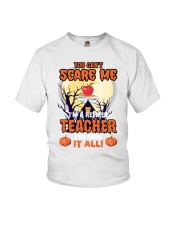 Retired Teache Scare Me All Youth T-Shirt tile