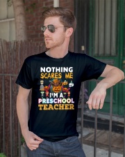 Preschool Teacher Scare Me Nothing Classic T-Shirt lifestyle-mens-crewneck-front-2