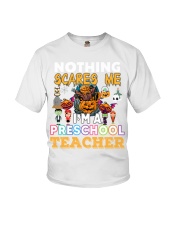 Preschool Teacher Scare Me Nothing Youth T-Shirt tile