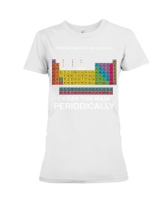 Periodic Table Mask Premium Fit Ladies Tee tile