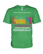 Periodic Table Mask V-Neck T-Shirt tile