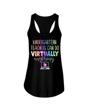 Kindergarten Teacher Can Do Virtually Ladies Flowy Tank tile