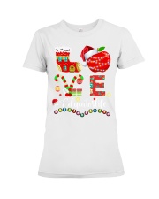 Educator Life Christmas Premium Fit Ladies Tee tile