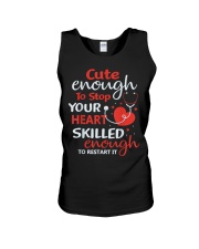 Nurse Cute Enough Restart Unisex Tank tile