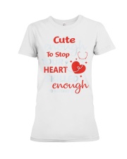 Nurse Cute Enough Restart Premium Fit Ladies Tee tile