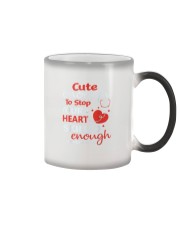 Nurse Cute Enough Restart Color Changing Mug tile