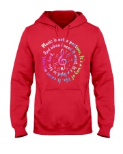 Music Not Partime Hooded Sweatshirt tile