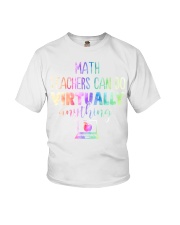Math Teacher Can Do Virtually Youth T-Shirt tile