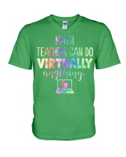 Math Teacher Can Do Virtually V-Neck T-Shirt tile