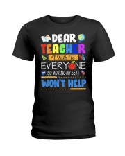 Teacher Dear Talk Ladies T-Shirt tile