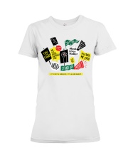 star blm statement Premium Fit Ladies Tee tile