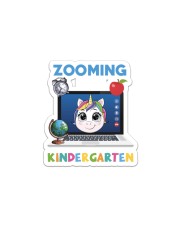 Kindergarten Zooming Sticker tile