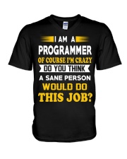 I'm a Programmer V-Neck T-Shirt thumbnail