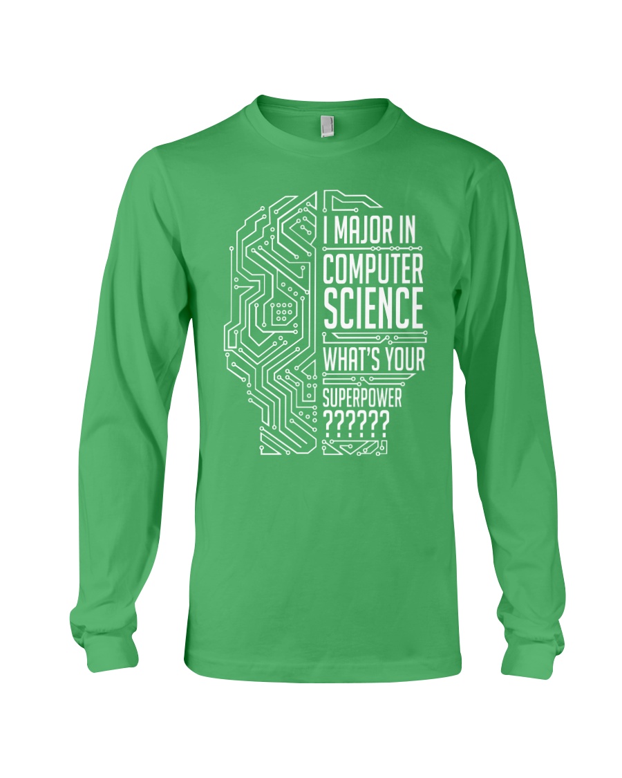 I Major In Computer Science Long Sleeve Tee