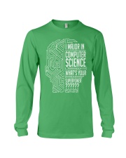I Major In Computer Science Long Sleeve Tee front
