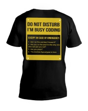 Do not disturb V-Neck T-Shirt thumbnail