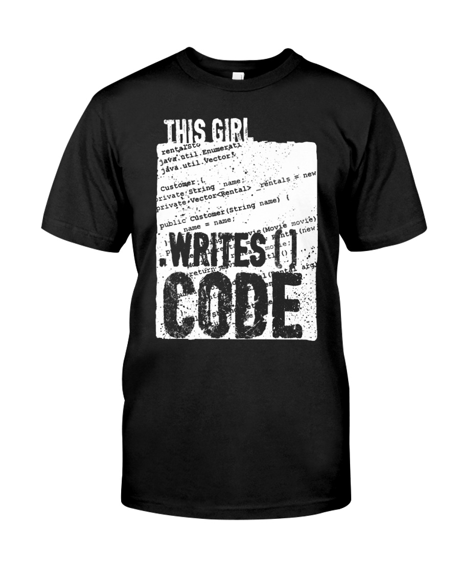 This girl writes code Classic T-Shirt