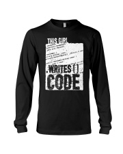 This girl writes code Long Sleeve Tee thumbnail
