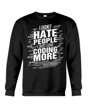 I just love coding more Crewneck Sweatshirt thumbnail