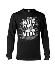 I just love coding more Long Sleeve Tee thumbnail