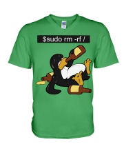 Sudo rm -rf V-Neck T-Shirt thumbnail