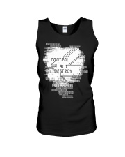 Control-Alt-Destroy Unisex Tank thumbnail