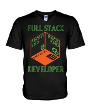 Full Stack Developer V-Neck T-Shirt thumbnail