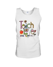 Teach Love And Happiness Unisex Tank tile