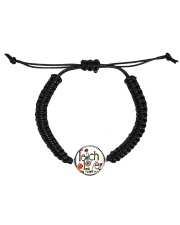 Teach Love And Happiness Cord Circle Bracelet tile